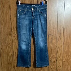Hudson Jeans Blue Boot Cut Denim with Fading